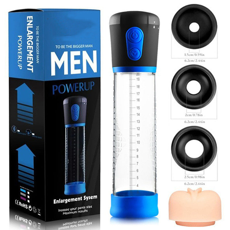 Electric Penis Training Stimulator With Silicone Accessories Included