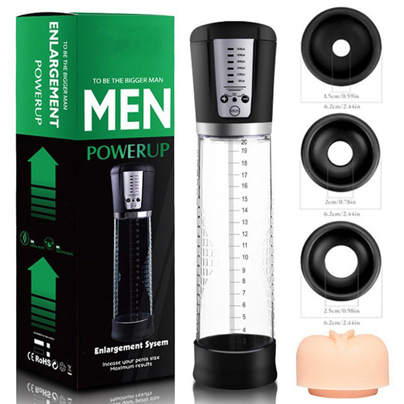 Electric Penis Training Stimulator With Silicone Accessories Included