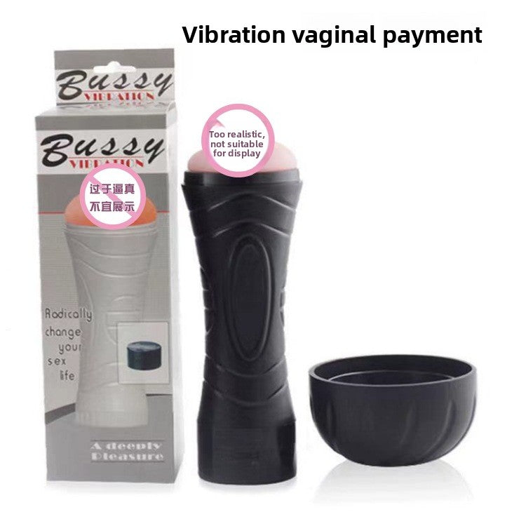 Electric Masturbator With Oral And Vaginal Simulation And Cordless Vibration