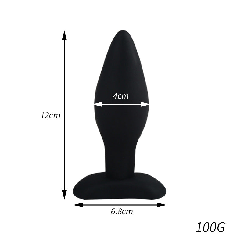 Silicone Tapered Anal Plug Set Small Medium Large Three Piece