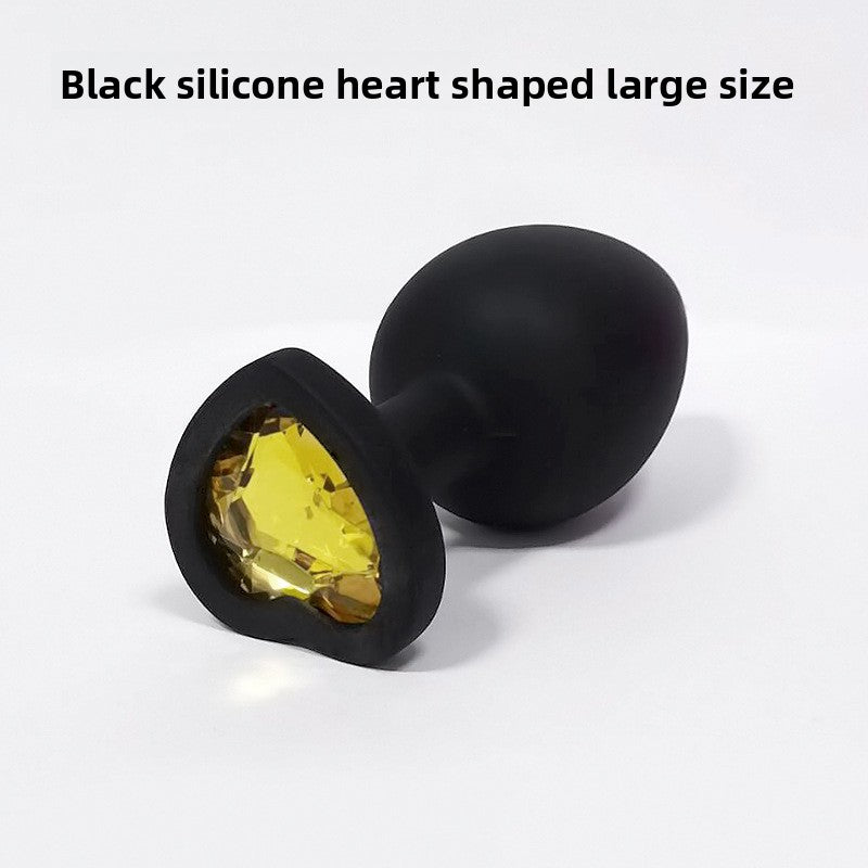 Heart Shaped Body Safe Silicone Anal Plug Sex Toy In Multiple Sizes
