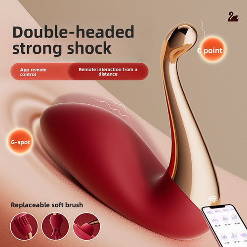 App Remote Control Dual Head Silicone Vibrator