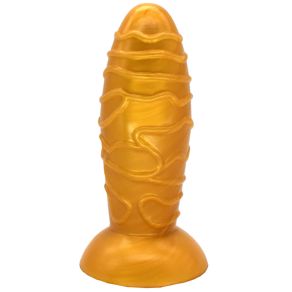 Silicone Penis Masturbator Realistic Bowling Ball Design Anal Expansion Tool