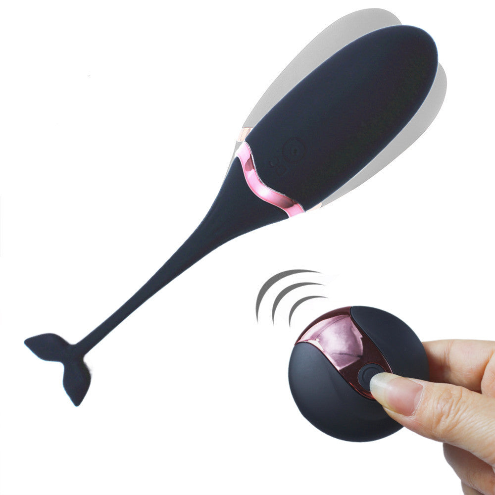 USB Rechargeable Wireless Remote Control Tadpole Vibrator for Women