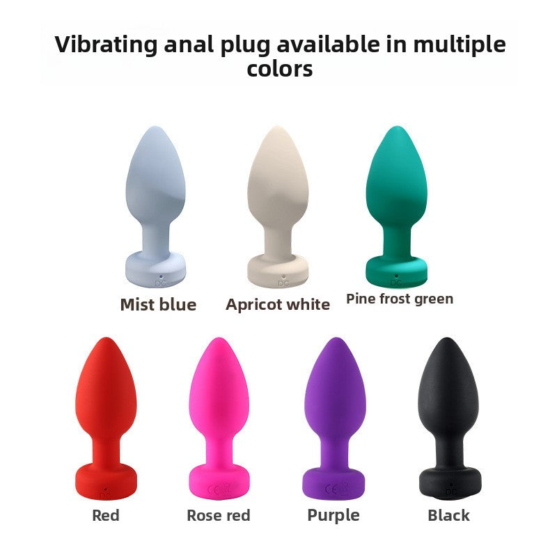 Remote Control Silicone Anal Plug With Vibration And App Connectivity