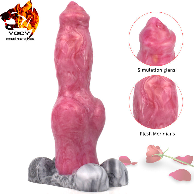 Silicone Masturbator Animal Inspired Realistic Design Textured Surface Aurora