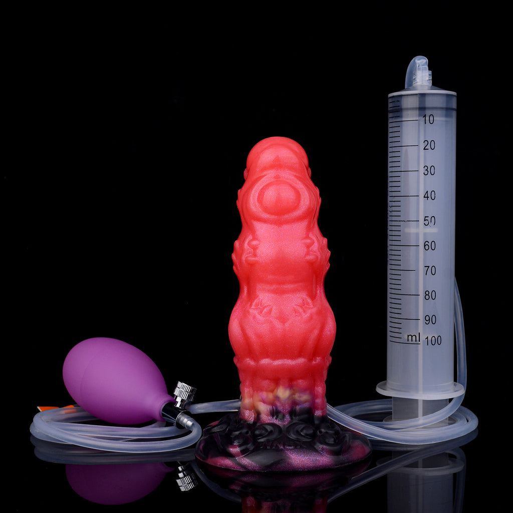 Water Spray Anal Plug Toy Silicone Unisex Body Safe Discreet Packaging