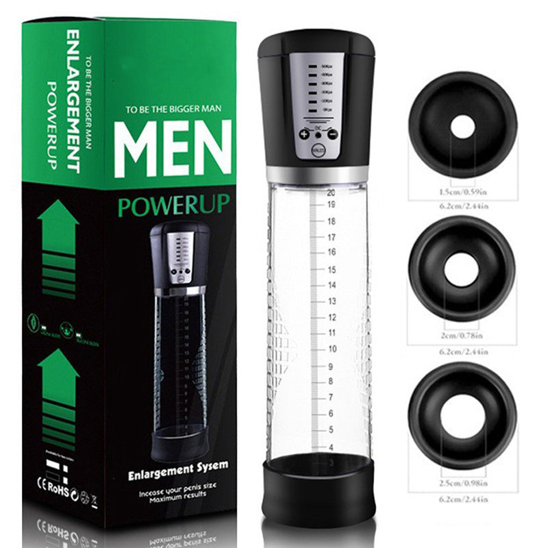Electric Penis Training Stimulator With Silicone Accessories Included