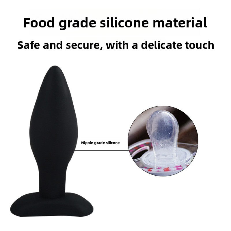 Silicone Tapered Anal Plug Set Small Medium Large Three Piece