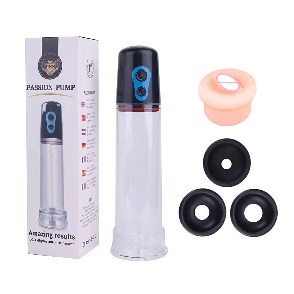 Electric Penis Training Stimulator With Silicone Accessories Included