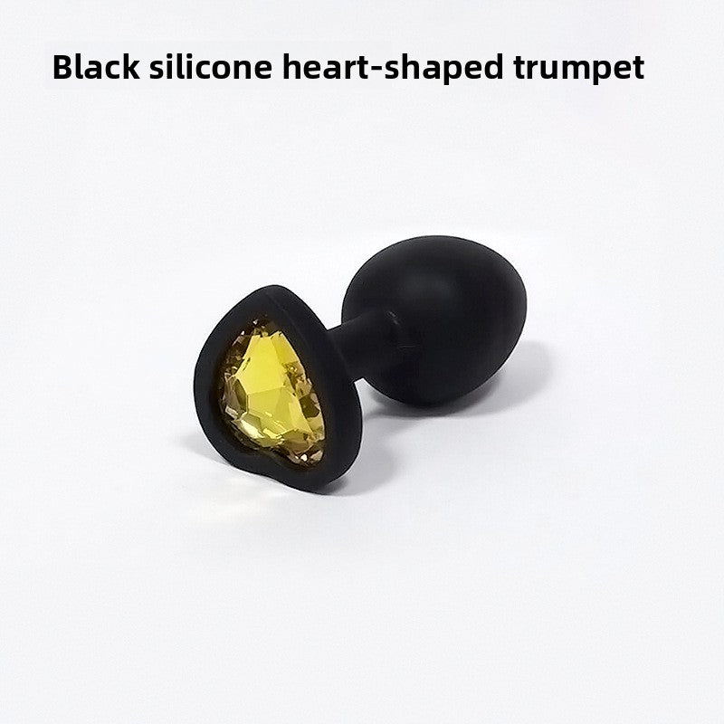 Heart Shaped Body Safe Silicone Anal Plug Sex Toy In Multiple Sizes