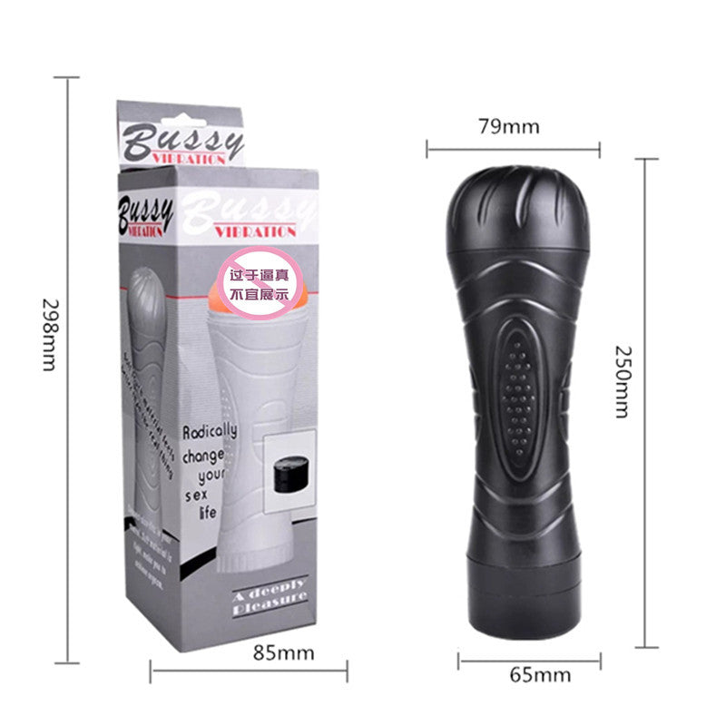 Electric Masturbator With Oral And Vaginal Simulation And Cordless Vibration