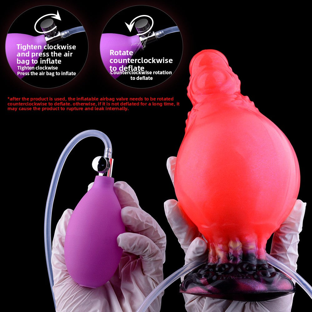 Water Spray Anal Plug Toy Silicone Unisex Body Safe Discreet Packaging