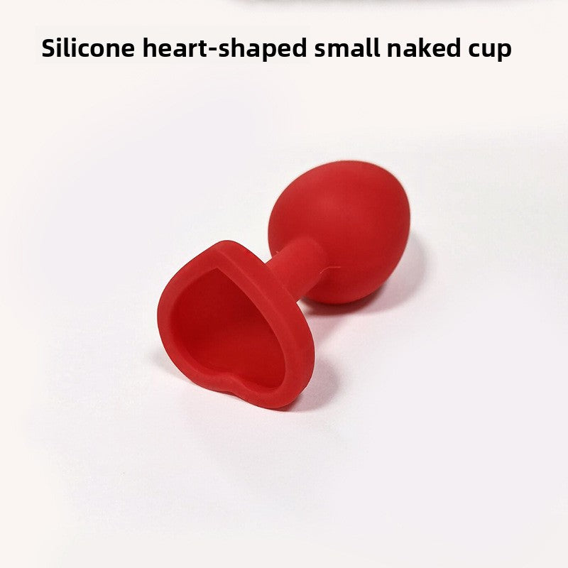 Heart Shaped Body Safe Silicone Anal Plug Sex Toy In Multiple Sizes