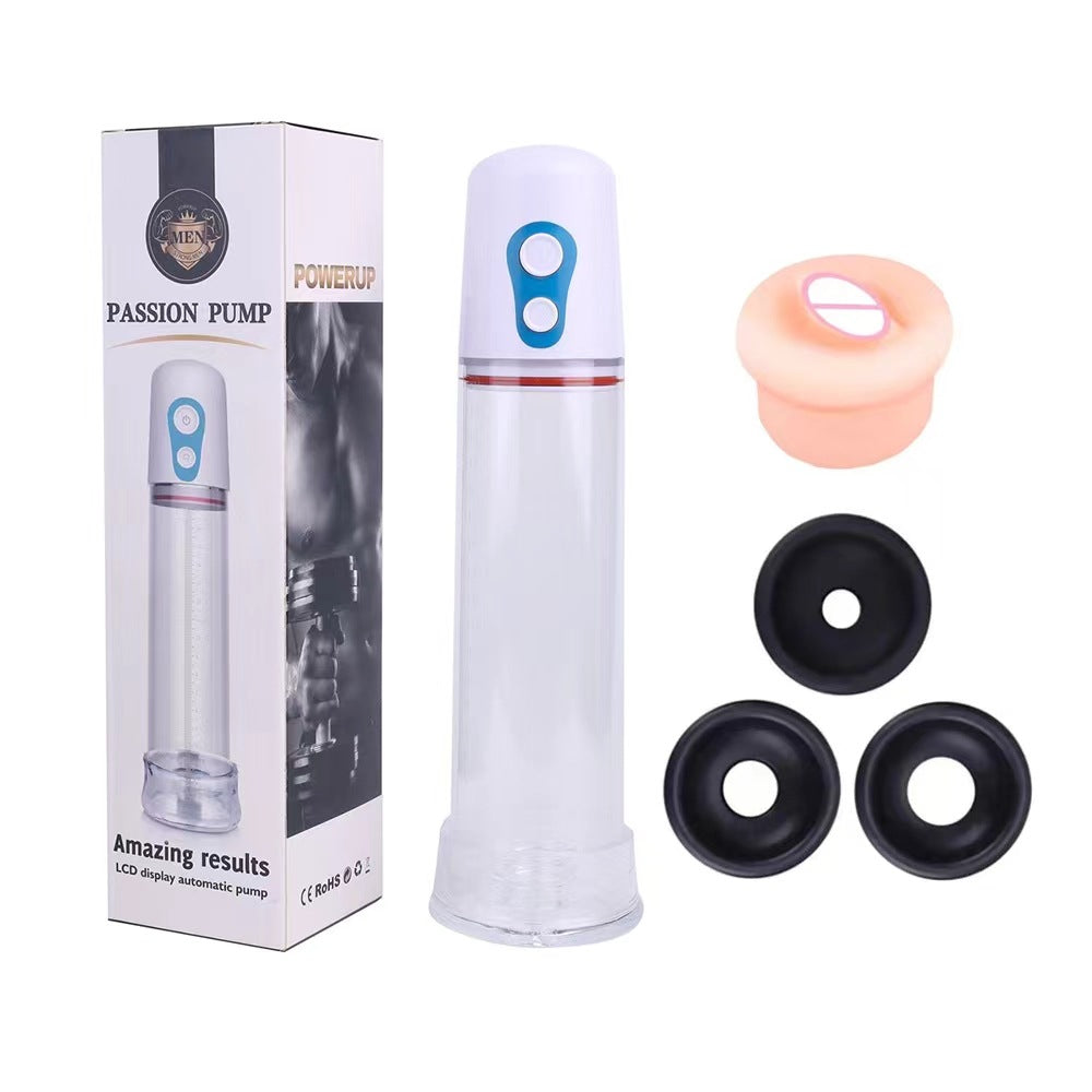 Electric Penis Training Stimulator With Silicone Accessories Included