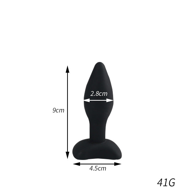 Silicone Tapered Anal Plug Set Small Medium Large Three Piece