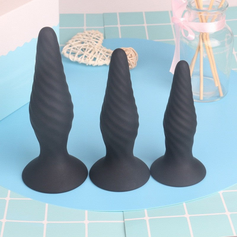 Medical Grade Silicone Anal Plug With Magnetic Charging And Multiple Sizes