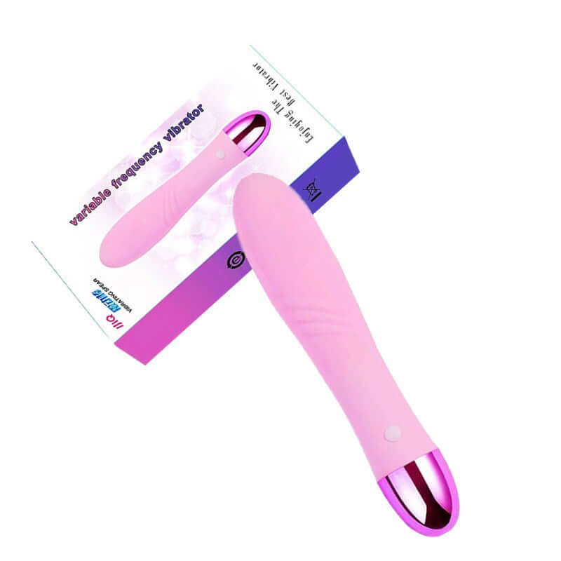 Rechargeable Silicone Vibrator with Multiple Speeds - Pink